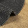 Tepih IZA kratka vlakna skandinavski izgled antracit O 200 cm