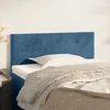 Vidaxl Posteljno vzglavje temno modro 90x5x78/88 cm žamet