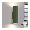 Brilagi - LED zidno svetlo CRESTO 2xGU10/10W/230V 20 cm zelena