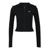 Tommy Jeans Pletena jopa rdeča/črna/bela