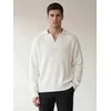 ARMIE Pulover The Dylan Oversize Knit kremna/bela