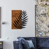 Wallity Zidna dekoracija Leaf 3r, 50x58 cm, Smeđe boje
