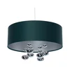 Zeleni luster na sajli BUBBLE 1xE27/60W/230V prečnik 50 cm