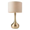 Endon 61191 - Prigušiva stona lampa PICCADILLY 1xE14/40W/230V mesing/bež