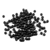 Plastične voščene kroglice / biseri Glance O4 mm - F75 črna (10 g)