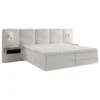 Esposa POSTELJA BOXSPRING 180 cm x 200 cm , tekstil naravne barve