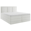 MID.YOU POSTELJA BOXSPRING 180 cm x 200 cm , tekstil bela