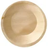shumee Skleda iz palmovih listov 180 ml, premer 15 cm, višina 3 cm 25 kosov.