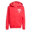 Adidas J CLGT FL FZ, dječija jakna, crvena YY474