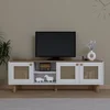 Hanah Home TV Komoda Bohemian 1600-143, 160x56x40 cm, Bela