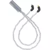 Dekoni Audio Ensemble USB-C Silver 52 Braided MMCX IEM Kabel za slušalke