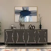 Hanah Home Konzolni sto Tean, 150x75x35 cm, Antracit-srebrne boje