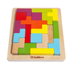 Lesene puzzle za vstavljanje Shape Game Eichhorn 20 barvnih kock različnih oblik od 4 leta