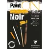 Clairfontaine blok sklicirka Paint On, A4, 20 listni, 250 g, črn papir
