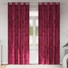 Baršunaste zavjese 2 pcs boja crnog vina 245 x 140 cm Baršun