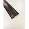 Aluminijasta letev z robom 30 mm temno rjava