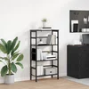 Polica Crni hrast 60 x 29,5 x 115 cm Konstruirano drvo
