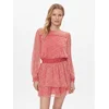 Pepe Jeans Poletna obleka Bridget PL953440 Roza Regular Fit