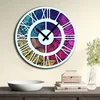 Wallity MDF Zidni sat 50cm Šareni