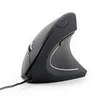 Gembird - Ergonomic Optical Mouse 1200-3200 DPI, 6 Buttons, USB, Black, Cable 1.35m