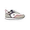 U.S. polo Assn. Patike za dečake Nobik010Kcnh4_Biwhilgr03, Belo-Sive