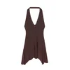 Pull&Bear Poletna obleka rjava