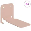 Vidaxl Ležeča polica s polico 4 szt. Roza 6 x 10,8 x 6,6 cm