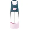 b.box lonček s slamico tritan 450 ml indigo rose