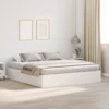 Krevet s ladicama Bijelo 180 x 200 cm Konstruirano drvo