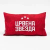Ukrasni jastuk Crvena zvezda koordinate 50x30 cm