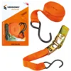 ER4 Transportni pas 25 mm × 4 m, oranžen, z napenjalnikom