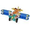 Drevená stavebnica dvojplošník Construct Biplane Eichhorn 2 modely 84 dielov od 4 rokov EH7202