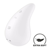 Satisfyer Dew Drop - vodoodporni klitorisni vibrator z možnostjo polnjenja (bel)