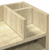 Organizator za stol boja hrasta 44,5x24x25 cm konstruirano drvo