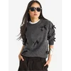 Bianco Lucci Pulover Pullover temno siva