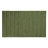 Kela Kopalniška preproga Megan, 100 % bombaž, mahovo zelena, 80,0 x 50,0 x 1,6 cm