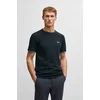 BOSS Majica Taul 50521245 Mornarsko modra Regular Fit