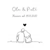 Personaliziran plakat 30x40 cm, darilo za obletnico