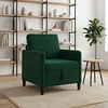 Vidaxl Sofa s shrambo Temno zelena 72 x 78 x 87 cm Poliester