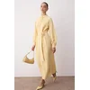 Trendyol Modest Ženska haljina Tctss25Eb00117, Žuta