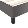Okvir za krevet s oprugom sivi 100x200 cm od umjetne kože