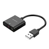 Orico Zunanja zvočna kartica USB-A – 3x mini jack – črna