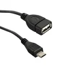 Qoltec OTG 2.0 USB kabel A ženski | Micro USB B moški | 0,2 m