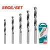 Total Petodelni set burgija za drvo TACSD7055, 3-8mm