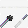 LED traka 2 pcs Crna i prozirna 450 mm Bakar i plastika