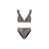 The Sunshine Brand Bikini Bobby kremna / brokat / črna