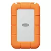 LaCie STND4000400 zunanji disk z bliskovnim pomnilnikom Tehnologija Thunderbolt™ 4 TB USB Tip-C USB4 Gen 3x2 Oranžna, Nerjaveče jeklo