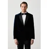 BOSS enoredni suknjič moški velur H-Hutson-Tux-Pk-264