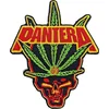 Pantera Leaf Skull Iron-On Patch
