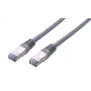 C-TECH Patchcord Cat5e, FTP, siv, 20 m